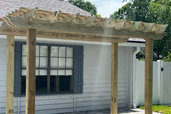 pergola installation