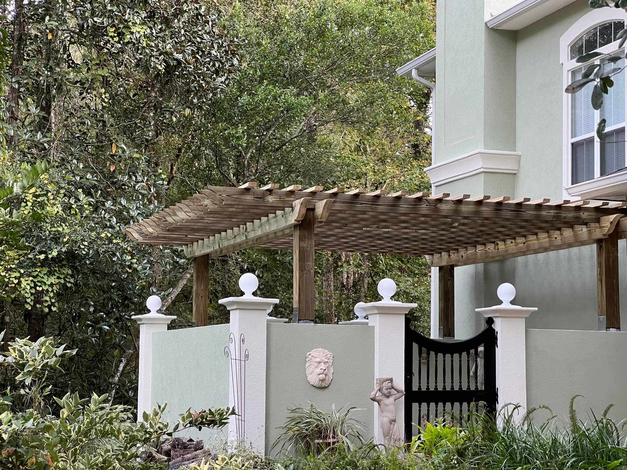 Aluminum pergola contractor in Duval County, Florida — salt-air rated for coastal Northeast Florida homes
