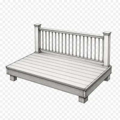 Composite deck sketch