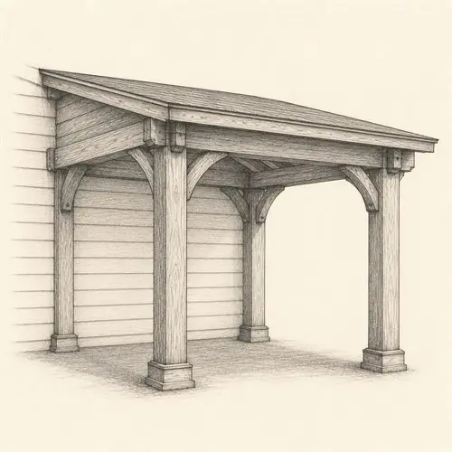 Attached pavilion sketch